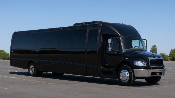 Exterior of Charter Bus Company Waukesha's 15 Passenger Minibus in Waukesha