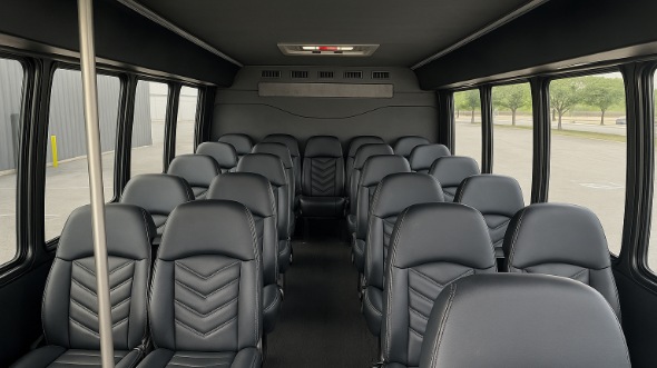 janesville 25 passenger minibus inside