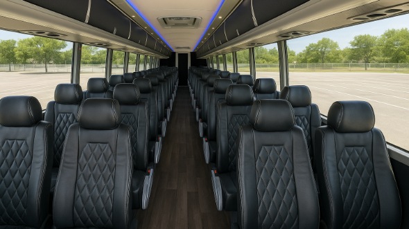 janesville 56 passenger charter bus rental